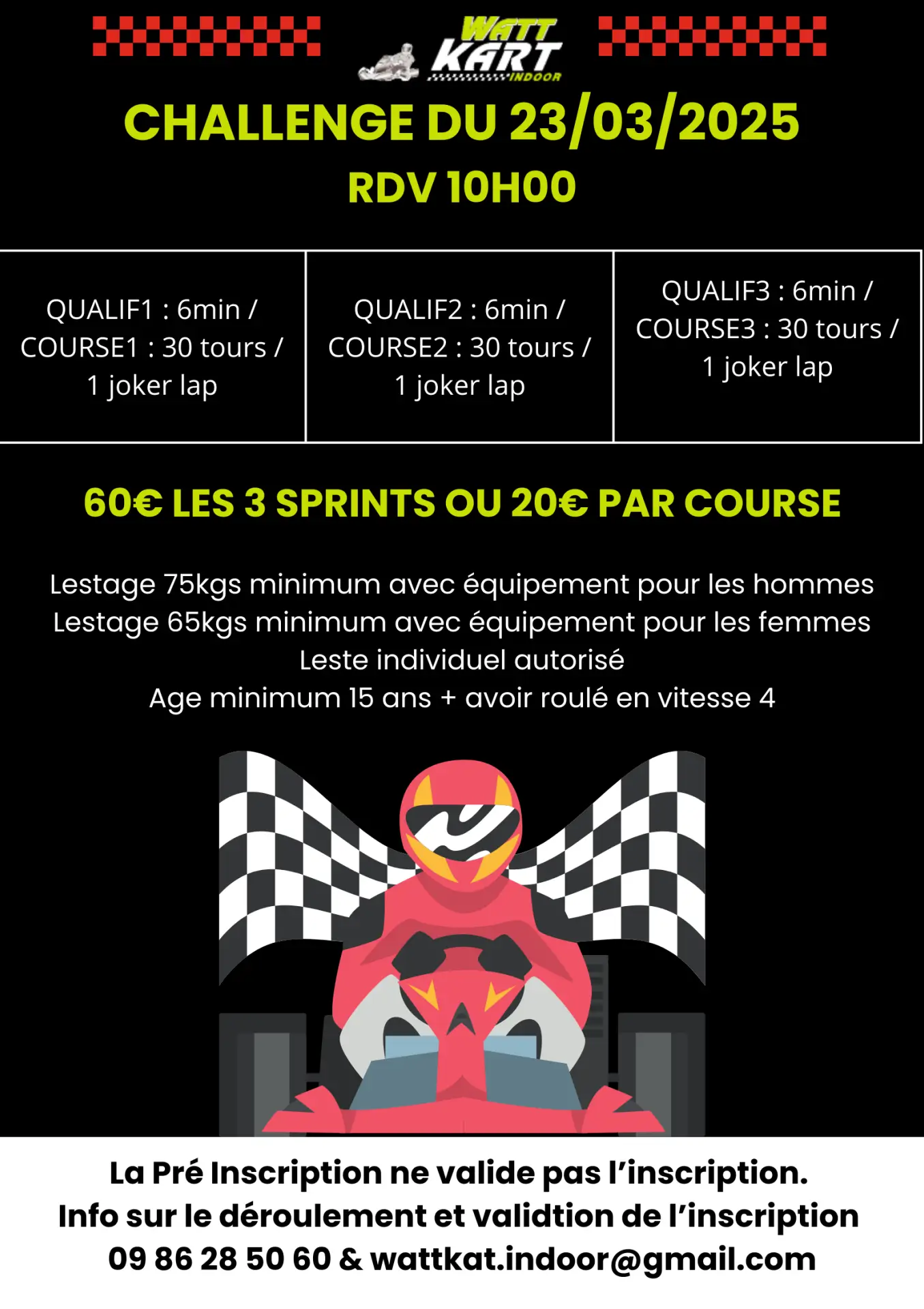 challenge du 23 mars 2025